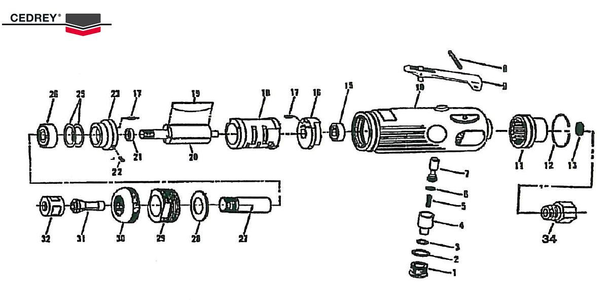 AUTRE ACCESSOIRE MEULEUSE Pince 6mm DG7 E - Milwaukee - Echamat Kernst