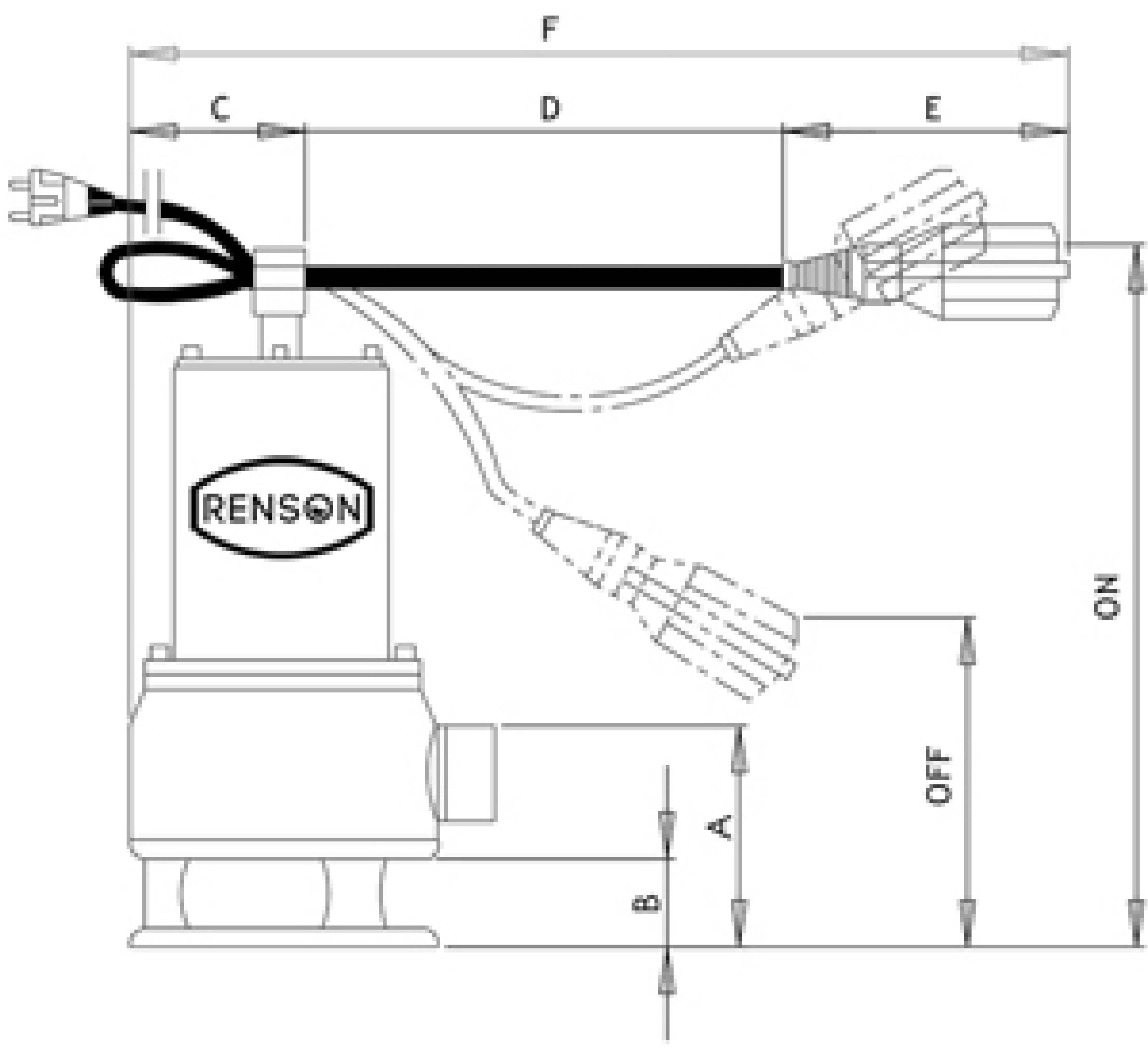 Pompe de relevage pro inox immergée avec flotteur eaux chargées 1500W 230V  RENSON - Atelier - DiscountFarmer