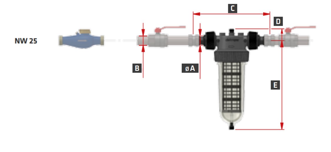 joint torique du bocal de filtre CINTROPUR pour système NW18 - NW 25 - NW  32 , ring diamètre extérieur 97 mm