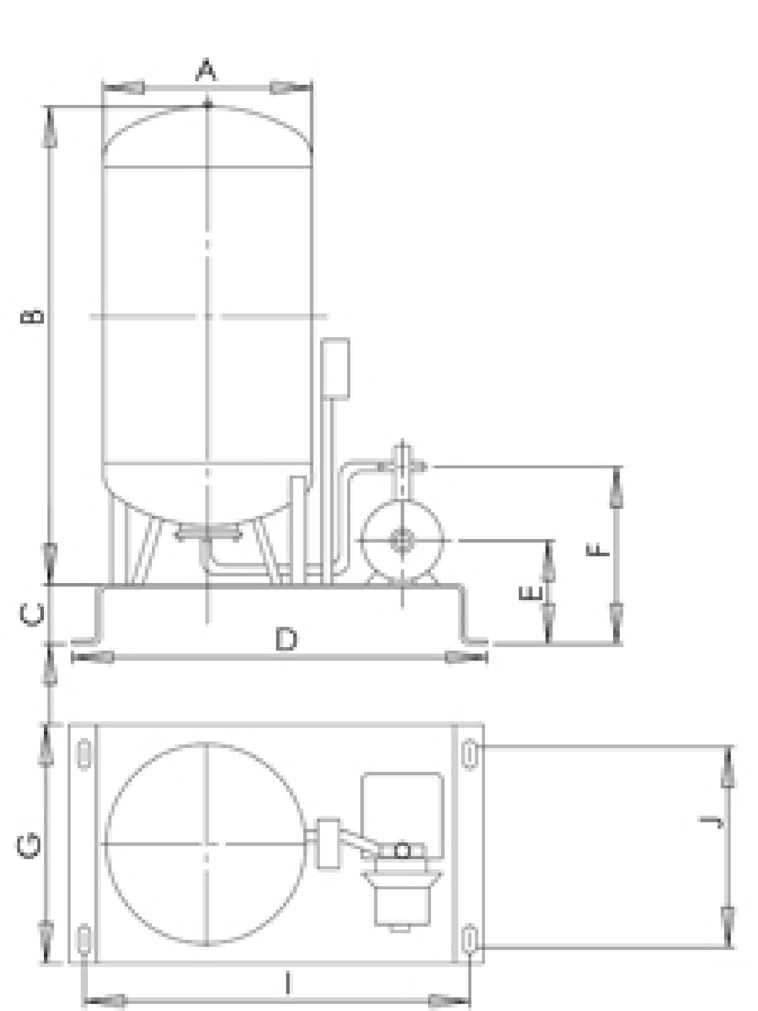 Groupe de surpression triphasé avec réservoir à diaphragme vertical 300L  pompe 1.10 à 2.20 Kw