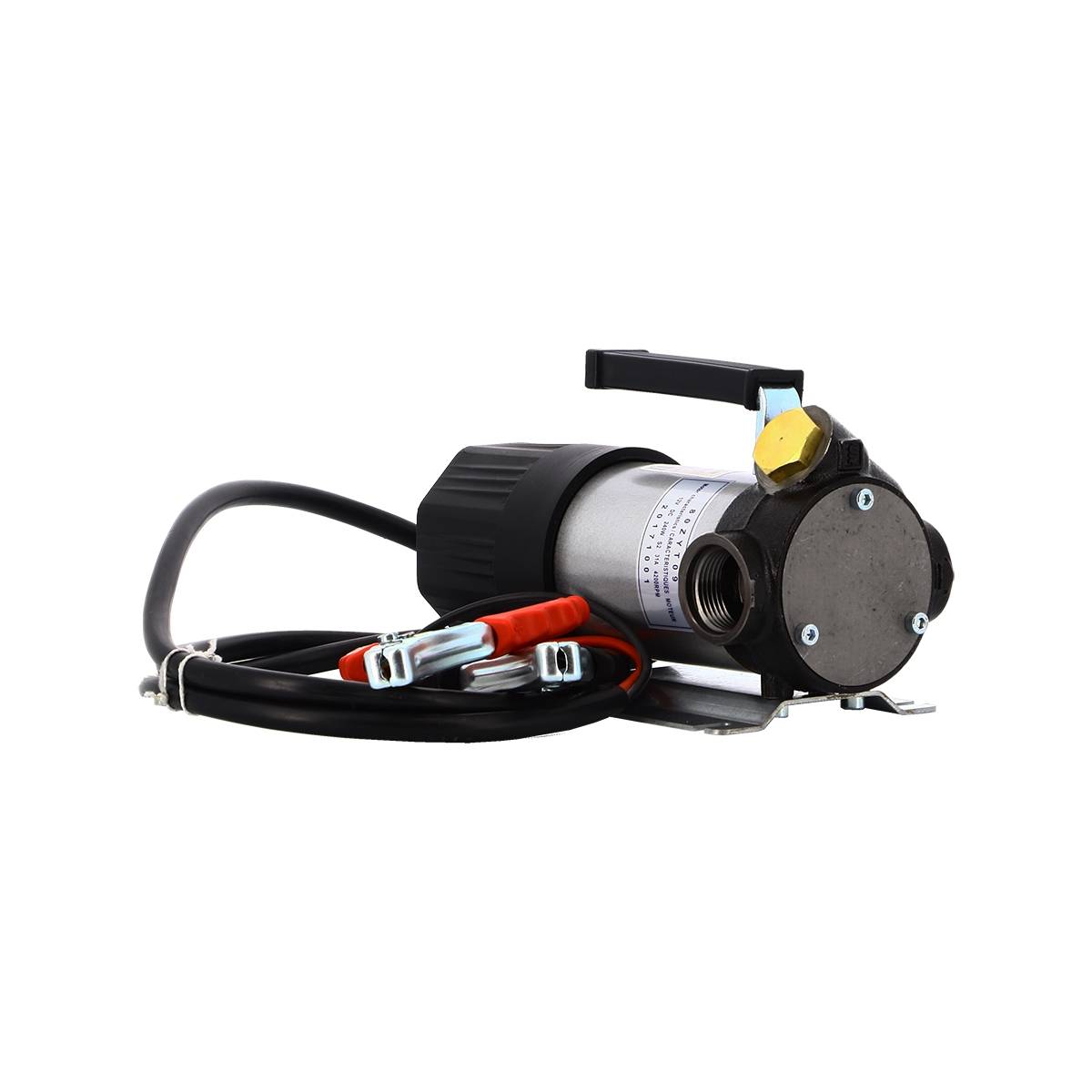 Pompe Fuel 12v 50l/m Seule Cable Avec Pince Batteries 2m