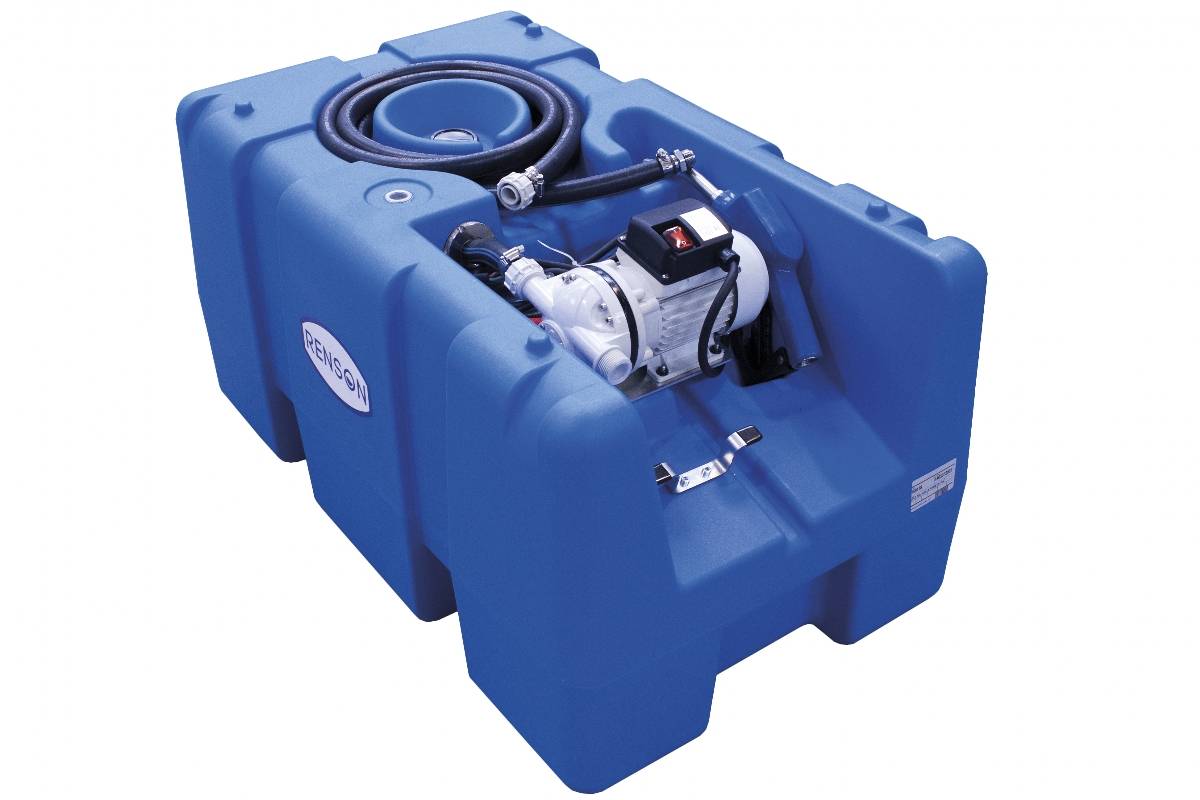 Cuve Mobile 200l Adblue Pompe 12v 35l/m Pist Auto