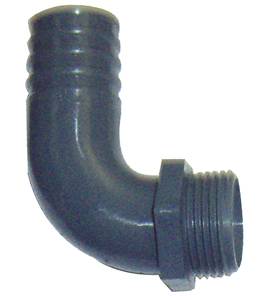 COUDE 90° CANNELE PP MALE 1/2'' x 12