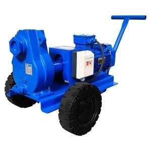 POMPE A ENGRAIS TRI 650L/MIN MOTEUR 4KW SUR CHARIOT