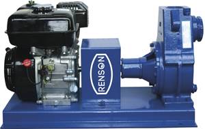 POMPE A ENGRAIS 600L/MIN MOTEUR ESSENCE 8CV SUR BATI