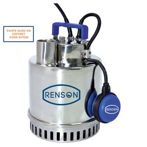 Groupe de surpression pompe multicellulaire réservoir 50L RENSON 103286  de 230V - 1,1 kW