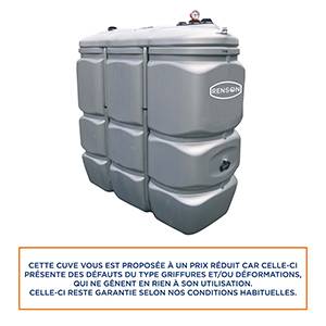 CUVE STOCKAGE FUEL PEHD 1500L NUE
