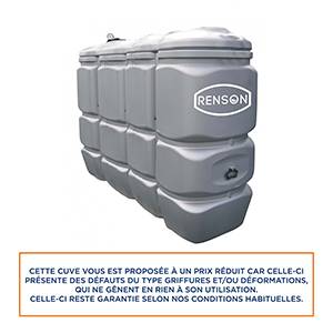 CUVE STOCKAGE FUEL PEHD 2000L NUE