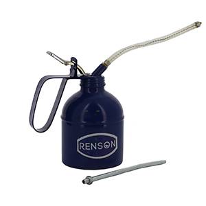 BURETTE HUILE 300ML POMPE LAITON & CORPS ACIER