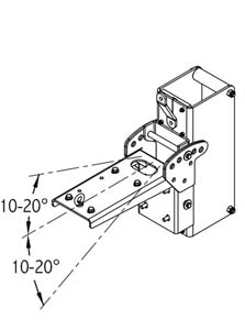 SUPPORT INOX ORIENTABLE POUR MALAXEUR DE 11 A 18,5 KW