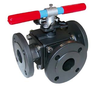 VANNE 3 VOIE A BRIDE DN80 PN16