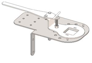 BASE DE ROTATION TOUT INOX  POUR MALAXEUR 11 A 18,5KW