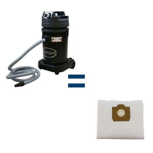 ASPIRATEUR P371-1 CERTIFIÉ M LOT DE SACS OFFERT