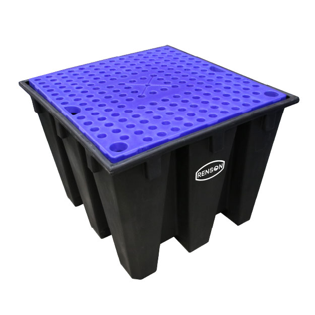 BAC RET 1 IBC -1100L  AVEC CAILLEBOTIS PLASTIQUE