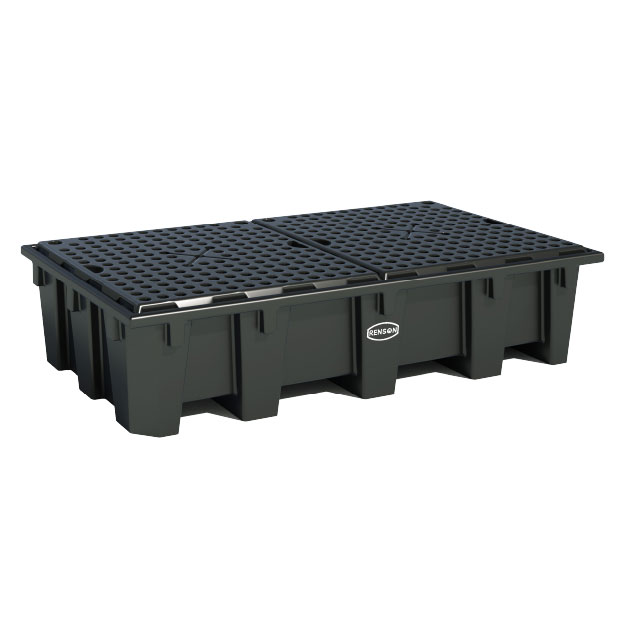 BAC RET 2 IBC 1050L PLASTIQUE AVEC CAILLEBOTIS PLASTIQUE