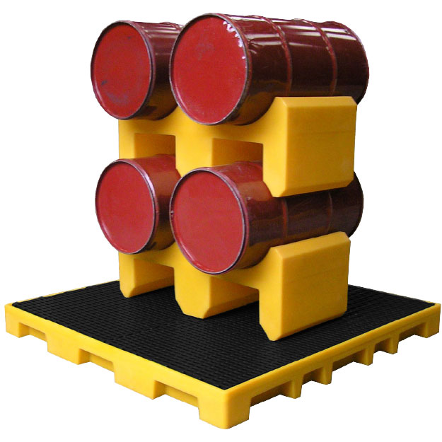 Support fût 2 x 60 L gerbable  