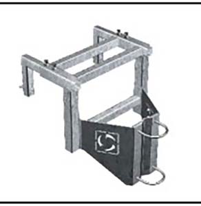 SUPPORT FIXATION AJUSTABLE POUR LVE 10 GALVA