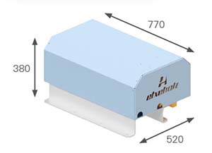 GROUPE MOTOREDUCTEUR EFFIKACE HORIZONTAL 0.55 KW