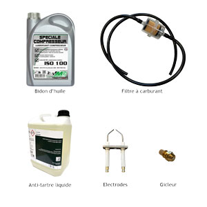 KIT ENTRETIEN 500H NHP TEC-2