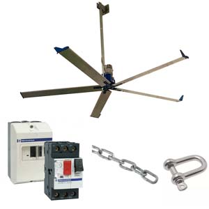 KIT BRASSEUR D'AIR HORIZONTAL 0,52 KW - 7 METRES