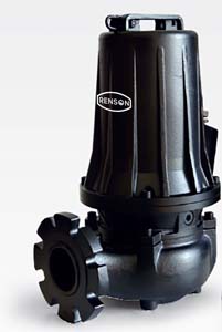 POMPE DE RELEVAGE TRI FONTE ROUE MONOCANALE 2.2KW DN65 