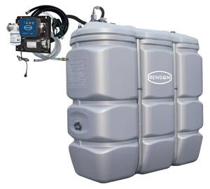 CUVE STOCKAGE FUEL 1500L PEHD STATION FUEL 70L/M