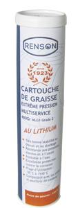 CARTOUCHE DE GRAISSE 400G EXTREME PRESSION GRADE 2