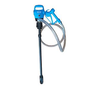 Pompe transfert de fuel Renson 230V 70l/min avec flexible 4 mètres et  pistolet alu 138209