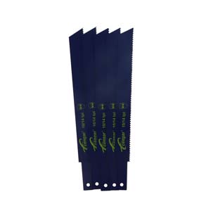 JEU DE 5 LAMES BLEUES 254x19MM - 10/14 TPI BI-METAL