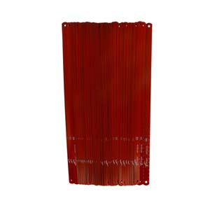 JEU DE 50 LAMES ROUGES 220X12mm - 24 TPI BI-METAL