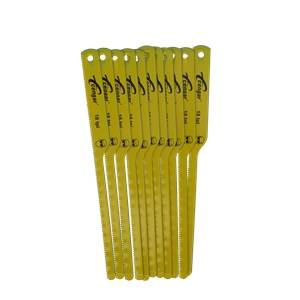 SACHET DE 10 LAMES JAUNES CRAN